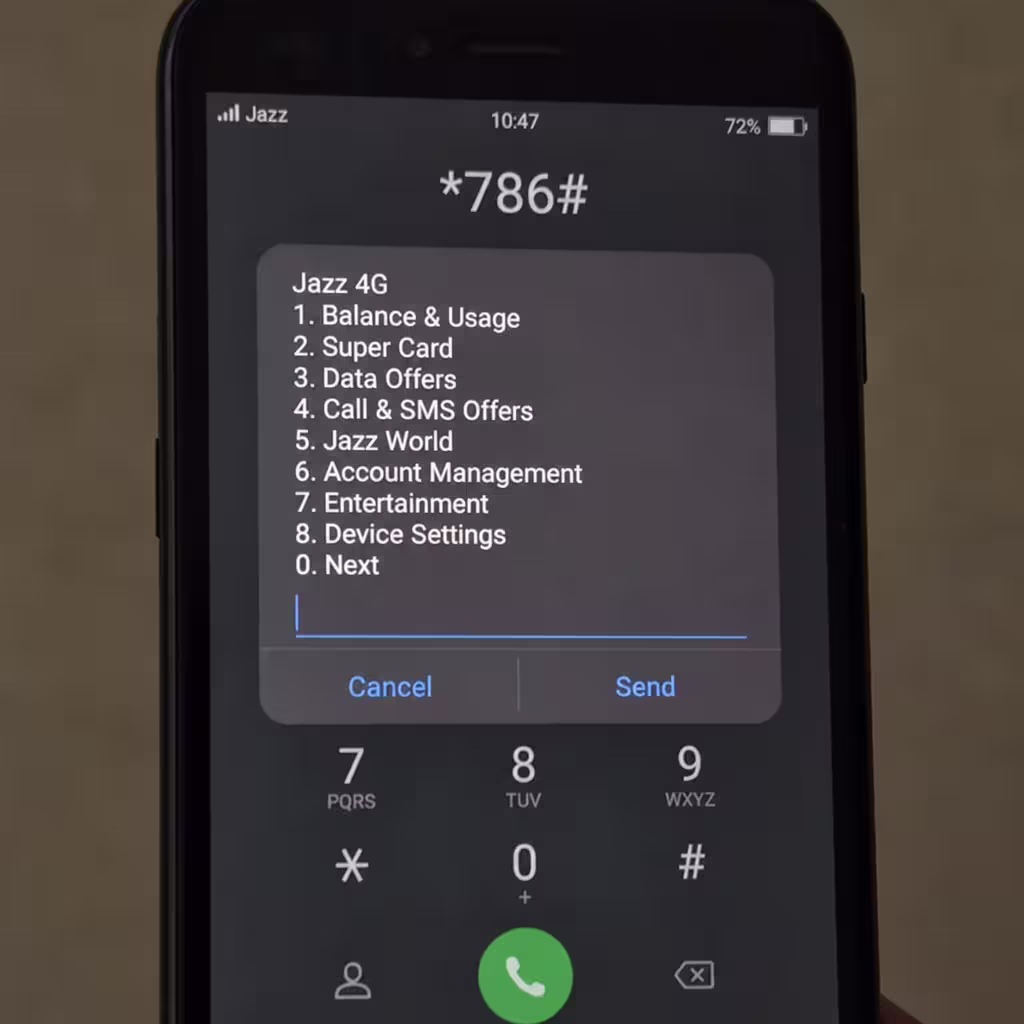 Jazz USSD Codes 2026: Check SIM, Balance & Services